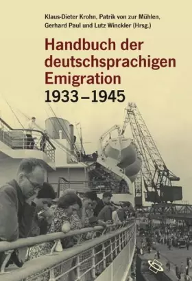 Couverture du produit · Handbuch der deutschsprachigen Emigration 1933-1945