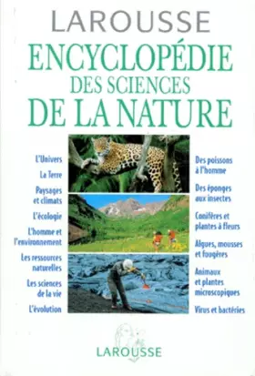 Couverture du produit · Encyclopédie des sciences de la nature
