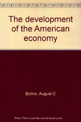 Couverture du produit · The development of the American economy