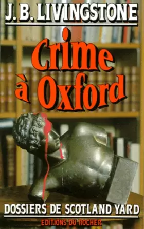 Couverture du produit · Crime à Oxford