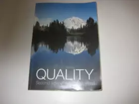 Couverture du produit · Quality