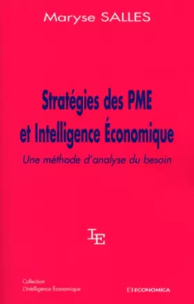 Couverture du produit · Stratégies des PME et intelligence économique : Une méthode d'analyse du besoin