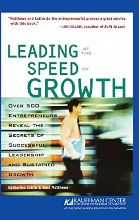 Couverture du produit · Leading at the Speed of Growth: Journey from Entrepreneur to Ceo