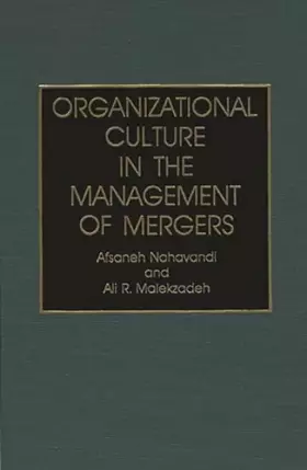 Couverture du produit · Organizational Culture In The Management Of Mergers