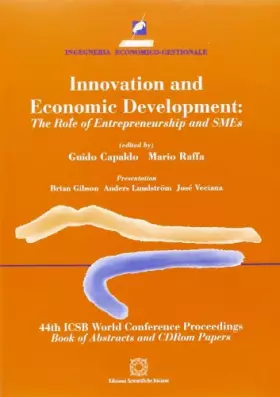 Couverture du produit · Innovation and economic development. The role of entrepreneurship andSMEs