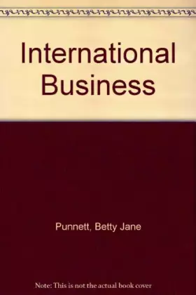 Couverture du produit · International Business