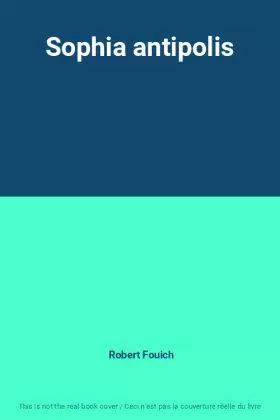 Couverture du produit · Sophia antipolis