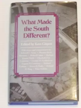 Couverture du produit · What Made the South Different?