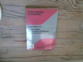 Couverture du produit · Heinrich Mann: Eine krit. Einf. in d. Forschung (Fischer Athenaum Taschenbucher: Literaturwissenschaft) (German Edition)