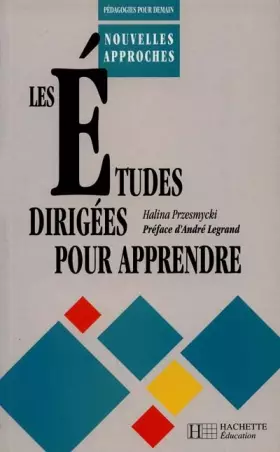 Couverture du produit · Les études dirigées pour apprendre