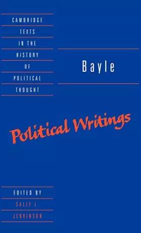 Couverture du produit · Bayle: Political Writings