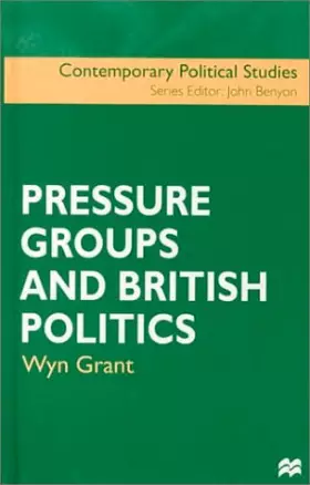 Couverture du produit · Pressure Groups and British Politics