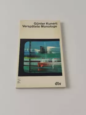 Couverture du produit · Verspätete Monologe