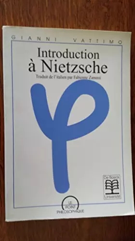 Couverture du produit · Introduction à Nietzsche