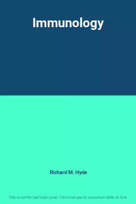 Couverture du produit · Immunology