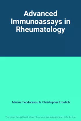Couverture du produit · Advanced Immunoassays in Rheumatology