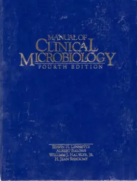 Couverture du produit · Manual of Clinical Microbiology
