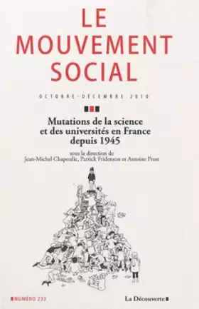 Couverture du produit · Mutations de la science et des universités en France depuis 1945