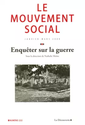 Couverture du produit · Enquêter sur la guerre