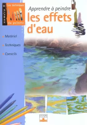 Couverture du produit · Apprendre à peindre les effets d'eau
