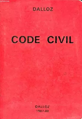 Couverture du produit · CODE CIVIL