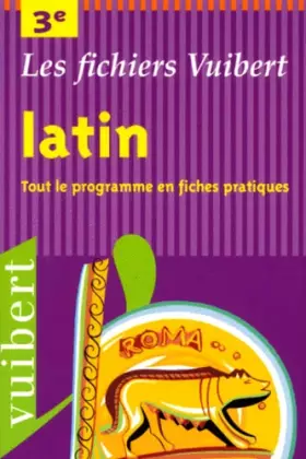 Couverture du produit · Latin, 3e
