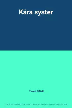 Couverture du produit · Kära syster