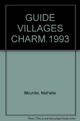 Couverture du produit · Guide Villages Charm.1993