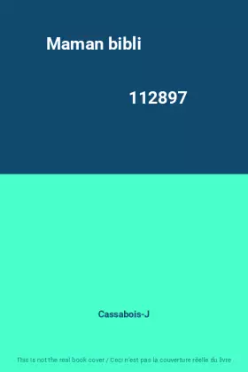 Couverture du produit · Maman bibli                                                                                   112897