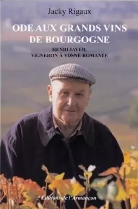 Couverture du produit · Ode aux grands vins de Bourgogne