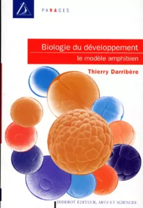 Couverture du produit · Biologie du développement