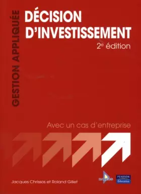 Couverture du produit · Décision d'investissement 2ème Ed.