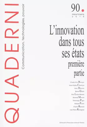 Couverture du produit · Innovation Dans Tous Ses