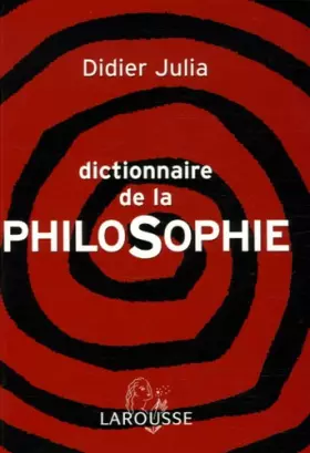 Couverture du produit · Dictionnaire de la philosophie