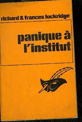 Couverture du produit · PANIQUE A L' INSTITUT