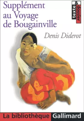 Couverture du produit · Supplément au Voyage de Bougainville : Texte & Dossier