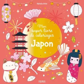 Couverture du produit · Mon super livre de coloriages - Japon