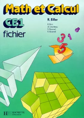 Couverture du produit · Math et calcul, CE1. Fichier