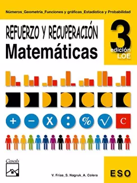 Couverture du produit · Refuerzo y recuperación. Matemáticas 3: Repasa y aprueba
