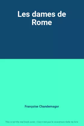 Couverture du produit · Les dames de Rome