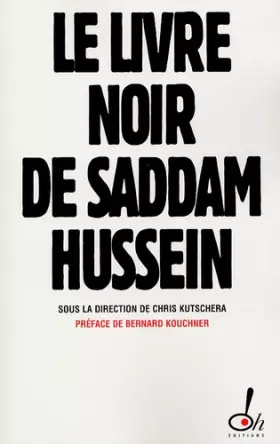 Couverture du produit · Le Livre noir de Saddam Hussein