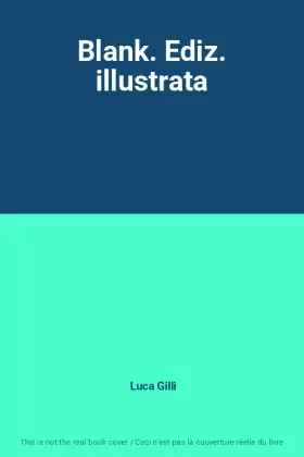 Couverture du produit · Blank. Ediz. illustrata