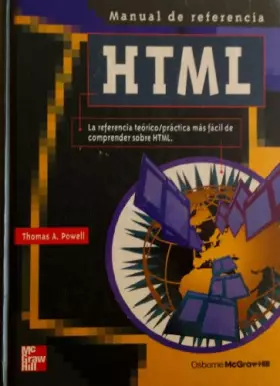 Couverture du produit · HTML - Manual de Referencia