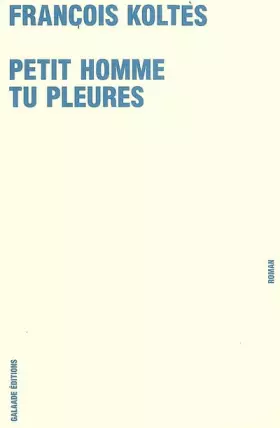 Couverture du produit · Petit homme tu pleures