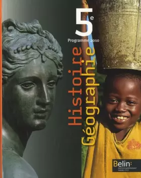 Couverture du produit · Histoire Géographie 5e : Programme 2010, format compact