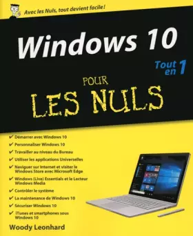 Couverture du produit · Windows 10 Tout-en-un pour les Nuls