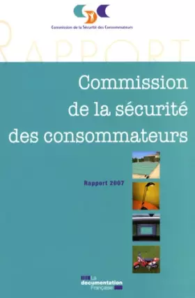 Couverture du produit · Commission de la sécurite des consommateurs