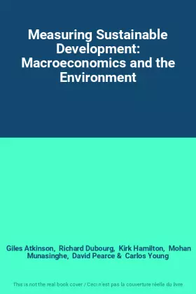 Couverture du produit · Measuring Sustainable Development: Macroeconomics and the Environment