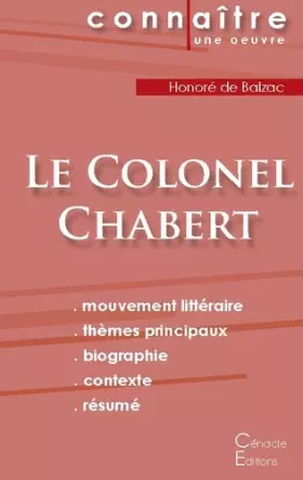 Couverture du produit · Fiche de lecture Le Colonel Chabert (Analyse littéraire de référence et résumé complet)