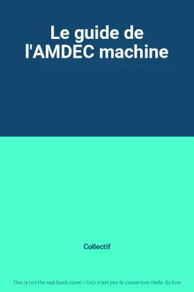 Couverture du produit · Le guide de l'AMDEC machine